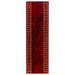 Tapijtloper FLORNES Geweven Rood Diamanten 80 x 200 cm PP 7 mm
