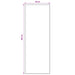 Tapijtloper FLORNES Geweven Blauw Diamanten 80 x 250 cm PP 7 mm