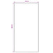 Tapijtloper FLORNES Geweven Groen Diamanten 100 x 200 cm PP
