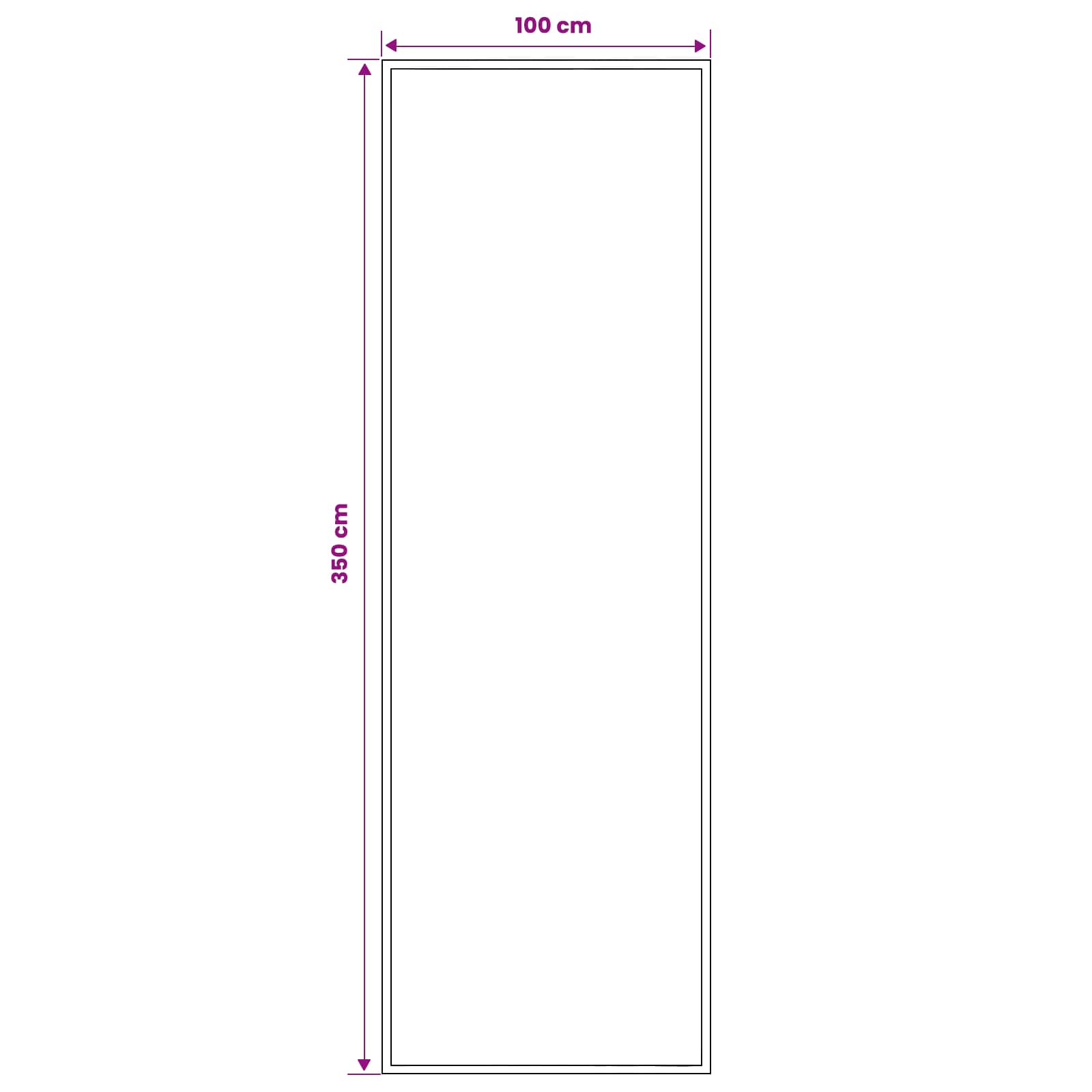 Tapijtloper FLORNES Geweven Groen Diamanten 100 x 350 cm PP