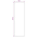 Tapijtloper FLORNES Geweven Grijs Bladeren 67 x 250 cm PP 7 mm