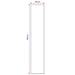 Tapijtloper FLORNES Geweven Ochre Bladeren 80 x 450 cm PP 7 mm