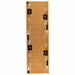 Tapijtloper FLORNES Geweven Ochre Bladeren 100 x 450 cm PP 7 mm