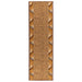 Tapijtloper FLORNES Geweven Ochre Zigzag 80 x 300 cm PP 7 mm