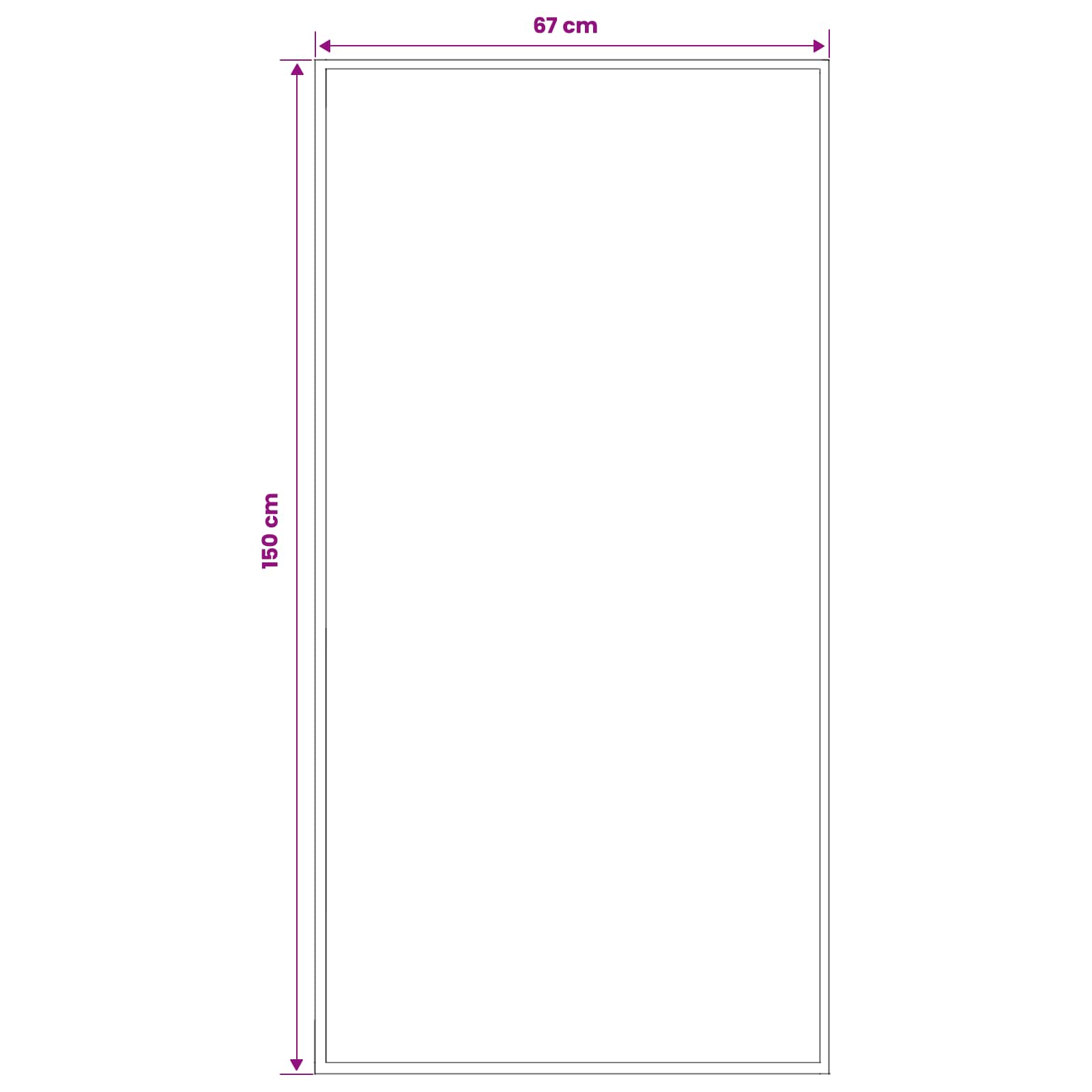 Tapijtloper FLORNES Geweven Bruin Zigzag 67 x 150 cm PP 7 mm