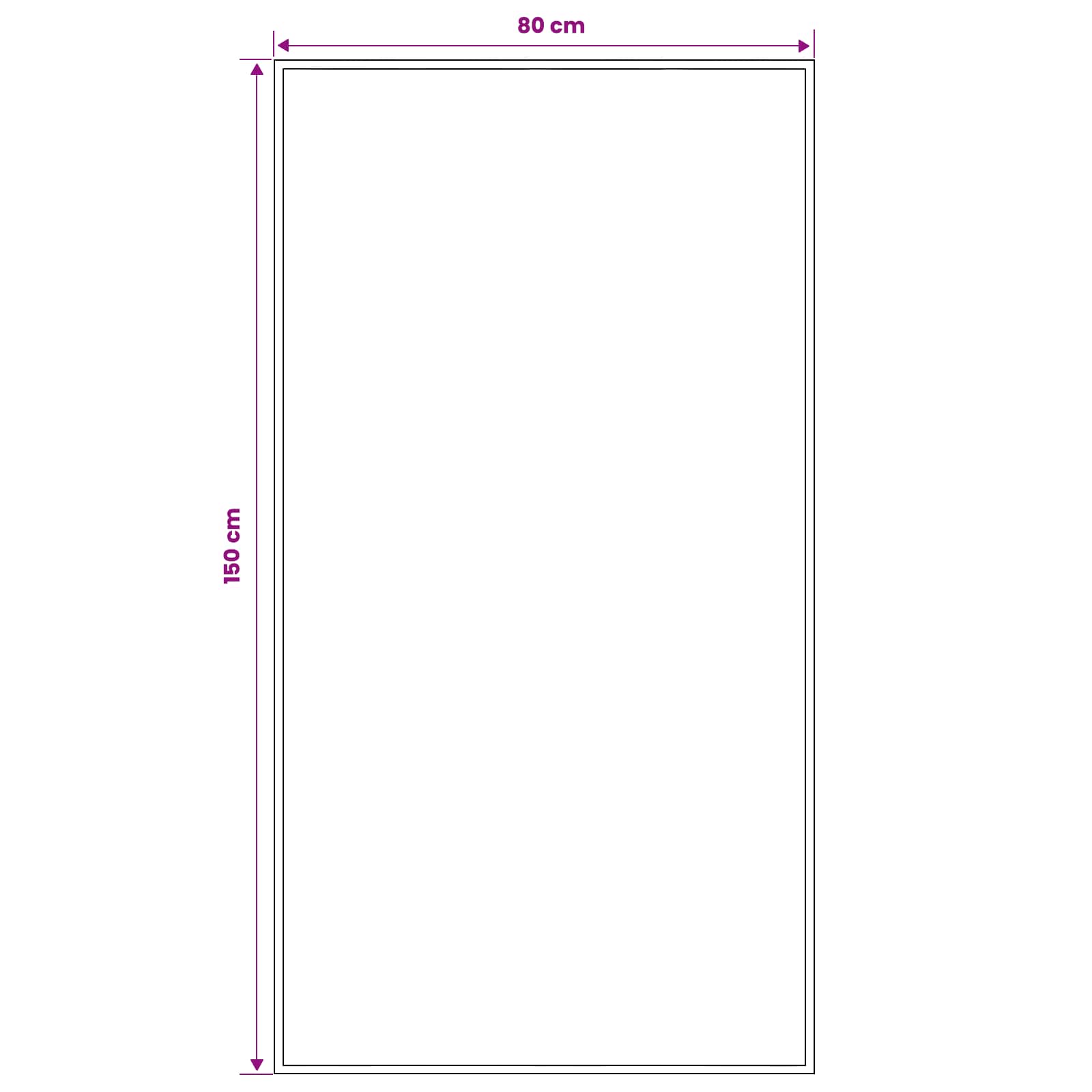 Tapijtloper FLORNES Geweven Grijs Zigzag 80 x 150 cm PP 7 mm