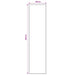 Tapijtloper FLORNES Geweven Grijs Zigzag 100 x 450 cm PP 7 mm