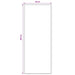 Tapijtloper FLORNES Geweven Taupe Zigzag 80 x 200 cm PP 7 mm