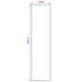 Tapijtloper FLORNES Geweven Taupe Zigzag 80 x 350 cm PP 7 mm