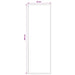 Tapijtloper FLORNES Geweven Zwart Penseelstreken 67 x 200 cm PP