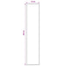 Tapijtloper FLORNES Geweven Zwart Penseelstreken 67 x 350 cm PP