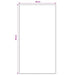 Tapijtloper FLORNES Geweven Zwart Penseelstreken 80 x 150 cm PP
