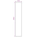 Tapijtloper FLORNES Geweven Ecru patroon 67 x 400 cm PP 7 mm
