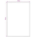 Tapijtloper FLORNES Geweven Ecru patroon 100 x 150 cm PP 7 mm