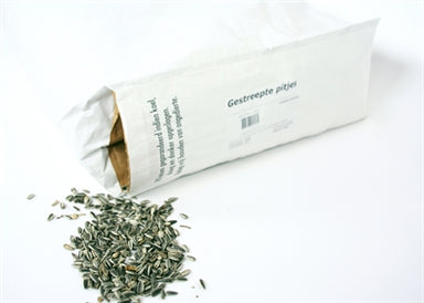 Merkloos Zonnebloempitten Gestreept 12,5 Kg