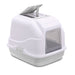 Imac Kattenbak Easy Cat Wit / Lichtgrijs 50X40X40 Cm