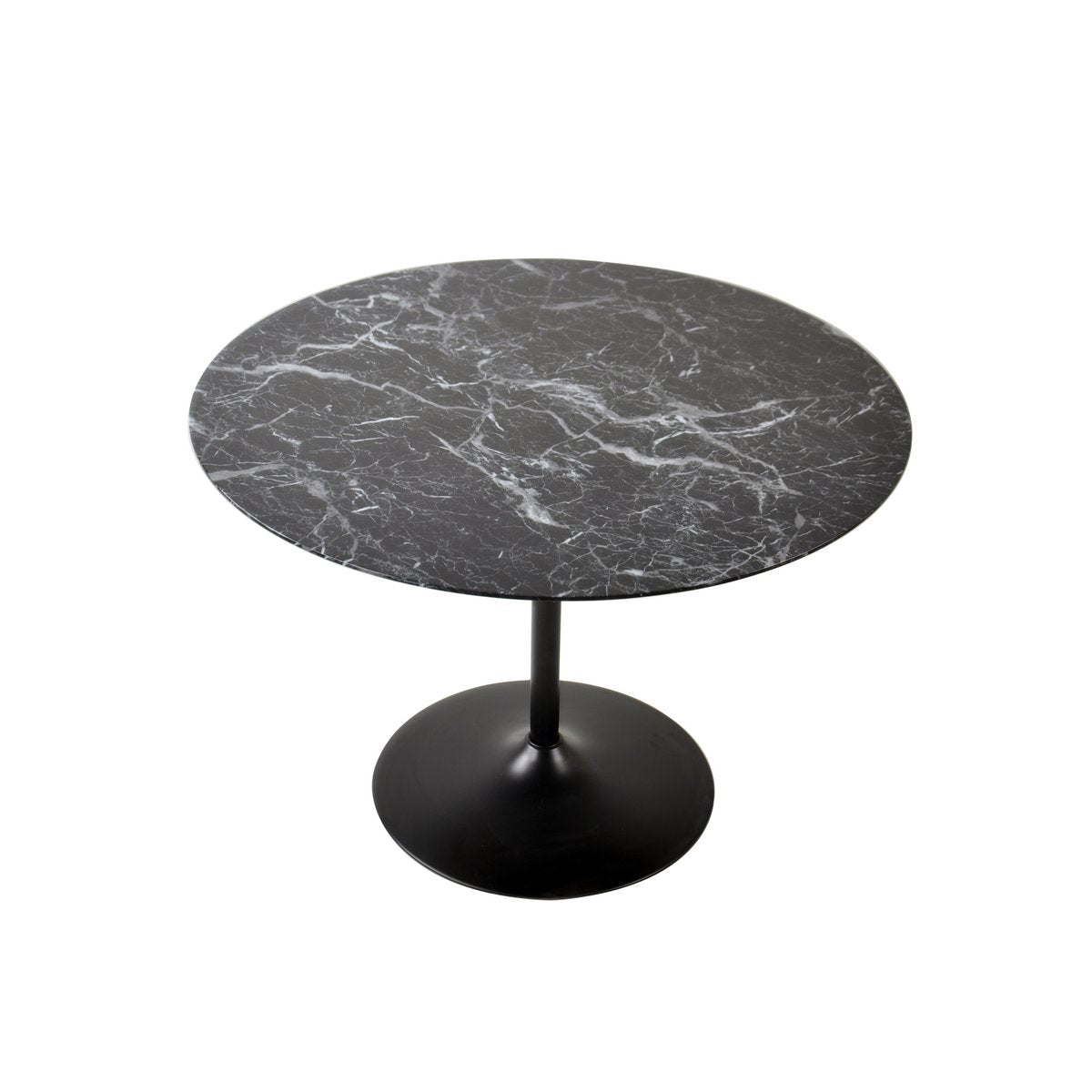 Zwarte ronde tafel Ø 110 cm