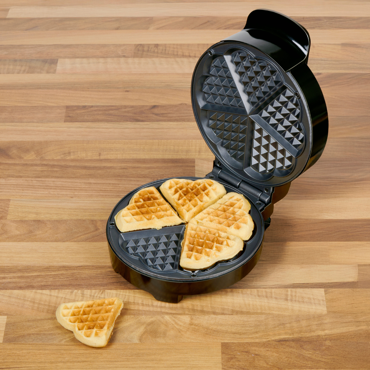 Wafelijzer  Zwart