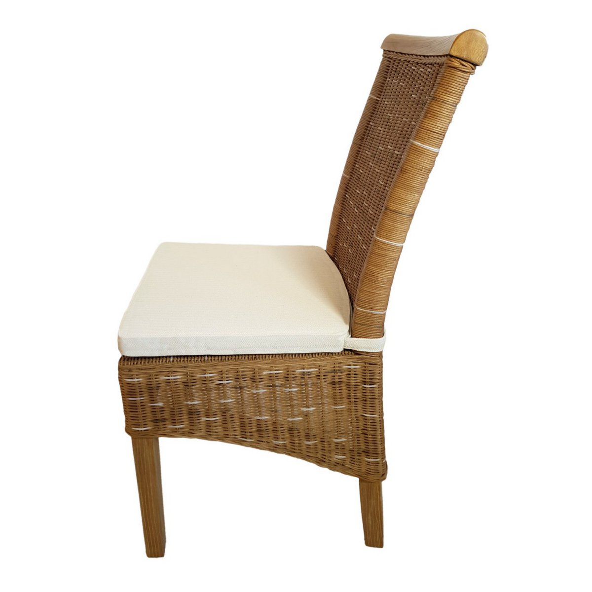 Eetkamer stoel Rattan stoel eettafel kruk Perth Brown Corridors