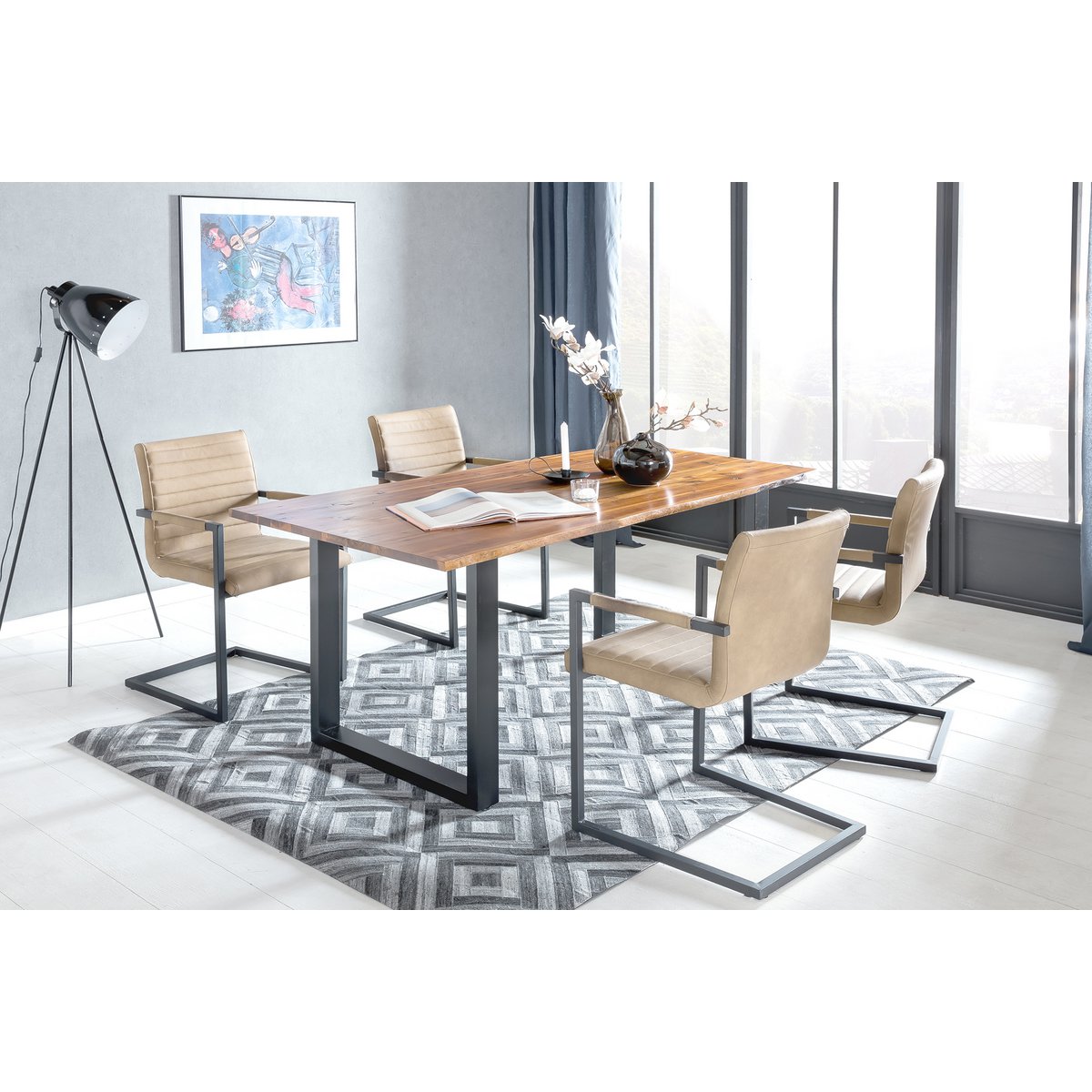 Eettafel 120x80x77 cm