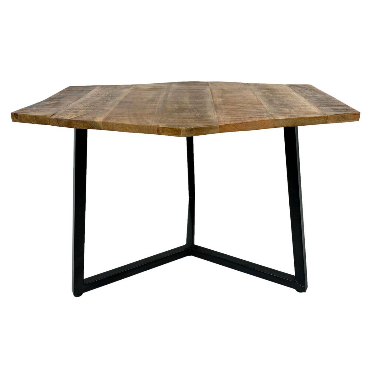 Salontafel 74 x 56 cm woonkamer tafel bijzettafel lyon metalen frame
