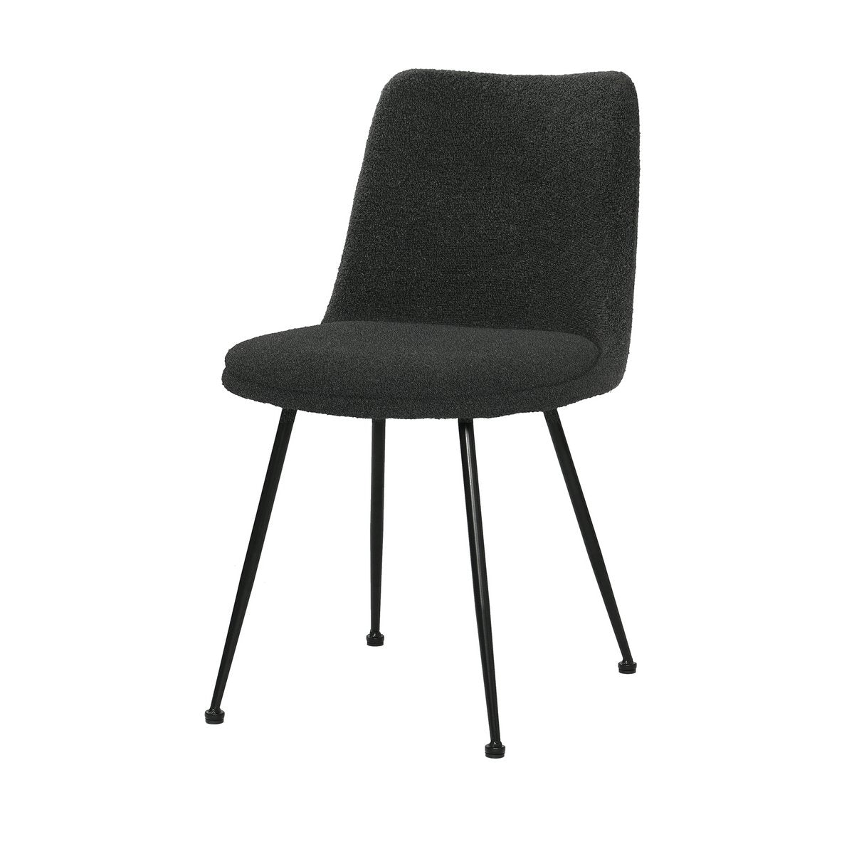 Set van 2 stoelen met bouclé bekleding