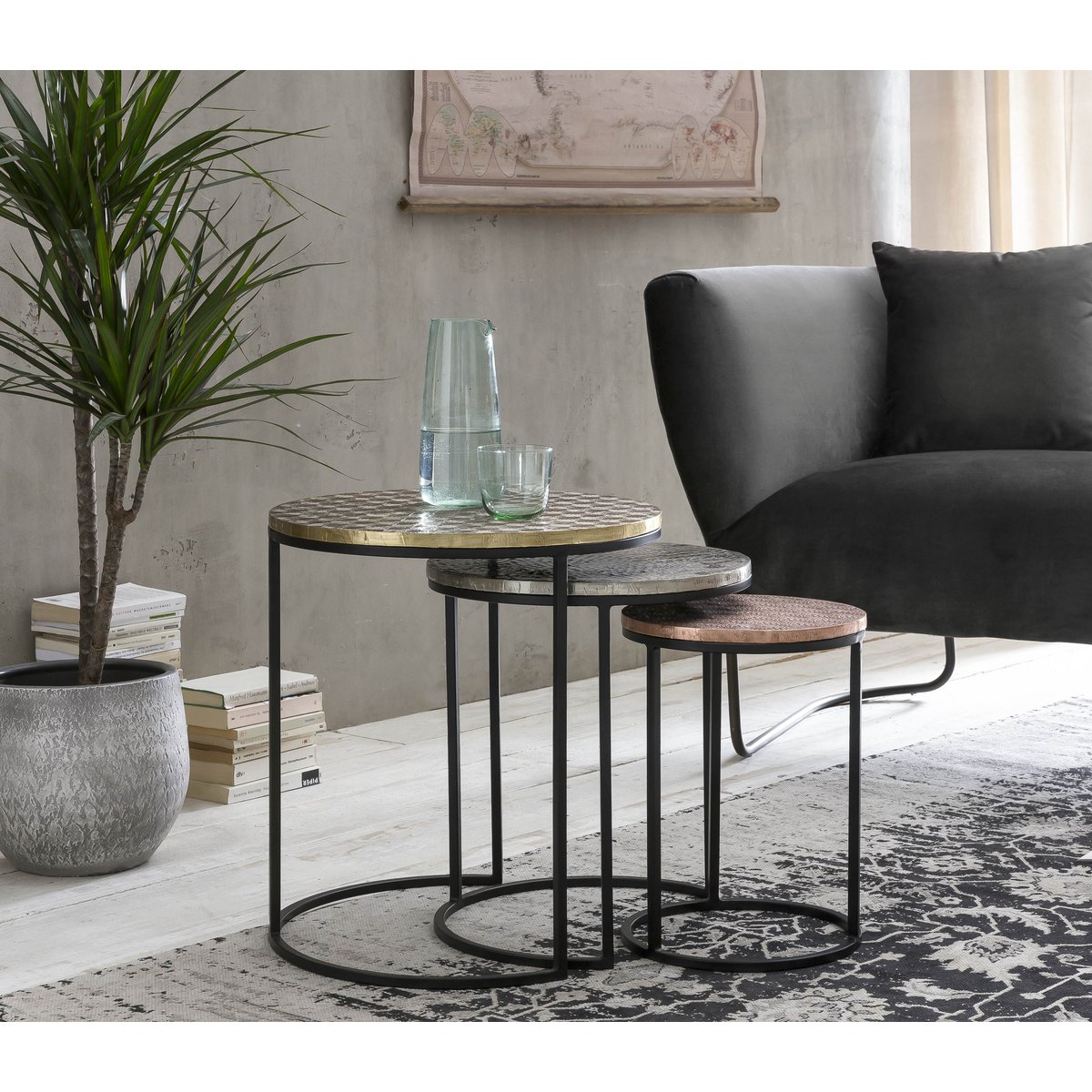 3-delige tafel