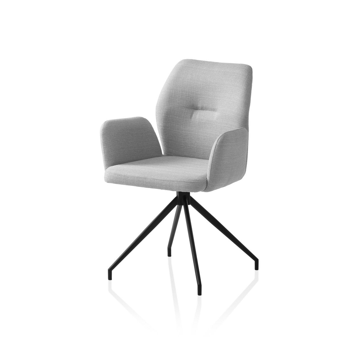 Fauteuil met 180° draaifunctie Lichtgrijs