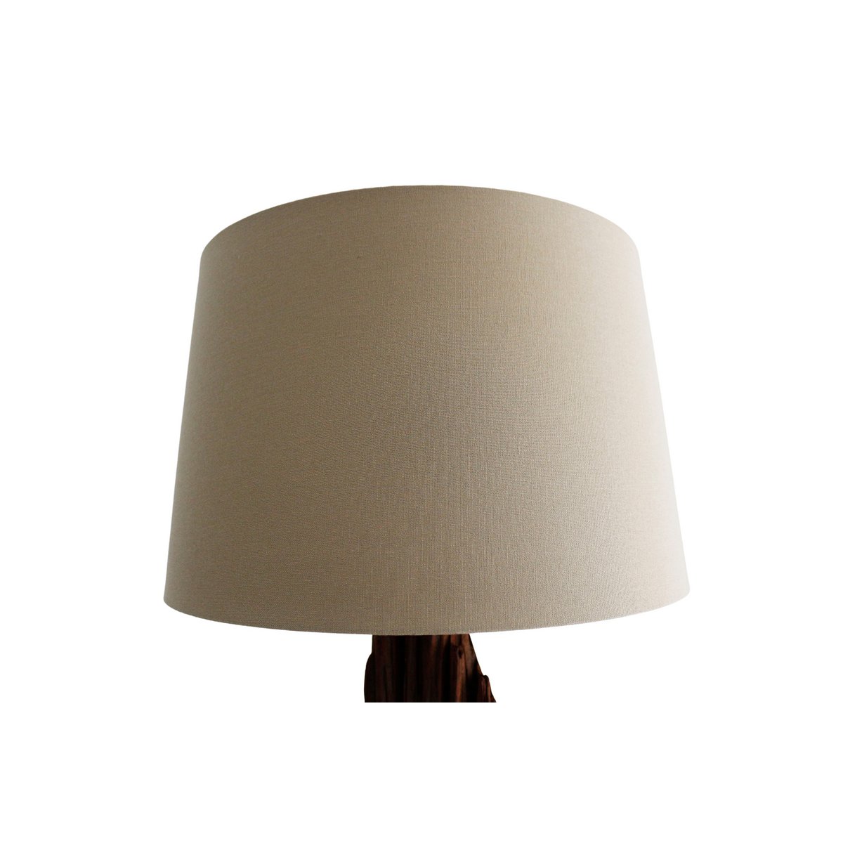 Vloerlamp drijfhout naturel/wit 175 cm