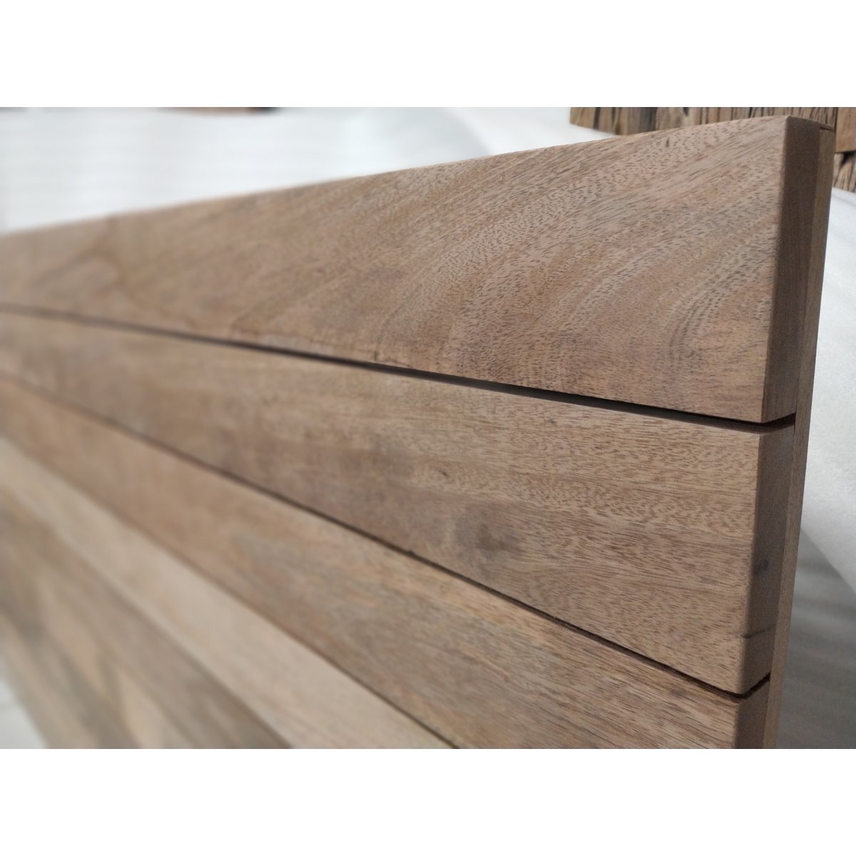 Eettentabel 240 x 100 x 77 cm | Tabel top 43 mm | Mango Nature | X metalen frame antiek zwart