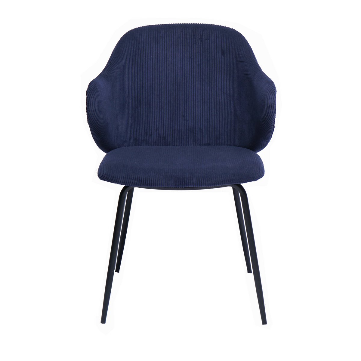 Set van 2 fauteuils donkerblauw
