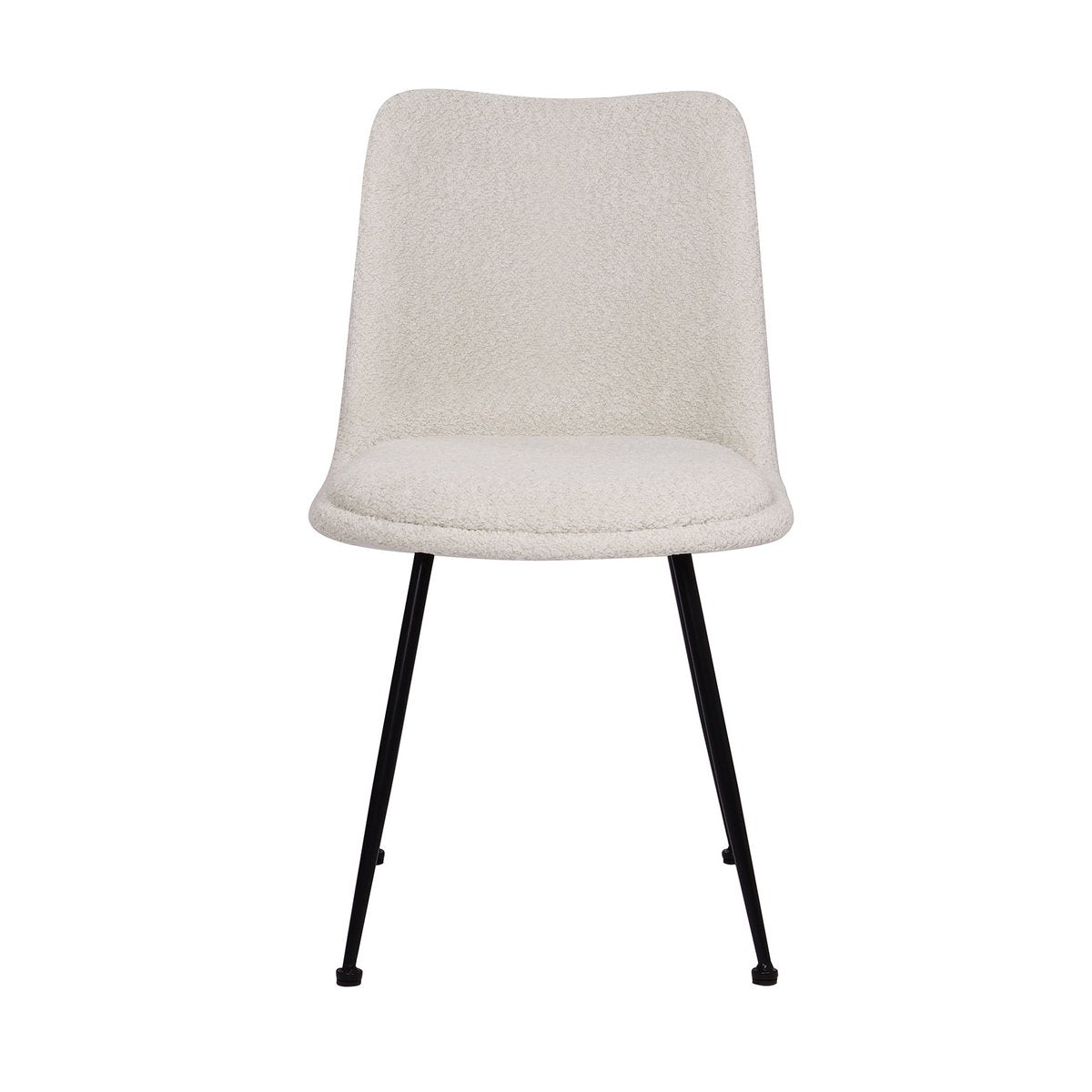Set van 2 stoelen met bouclé bekleding
