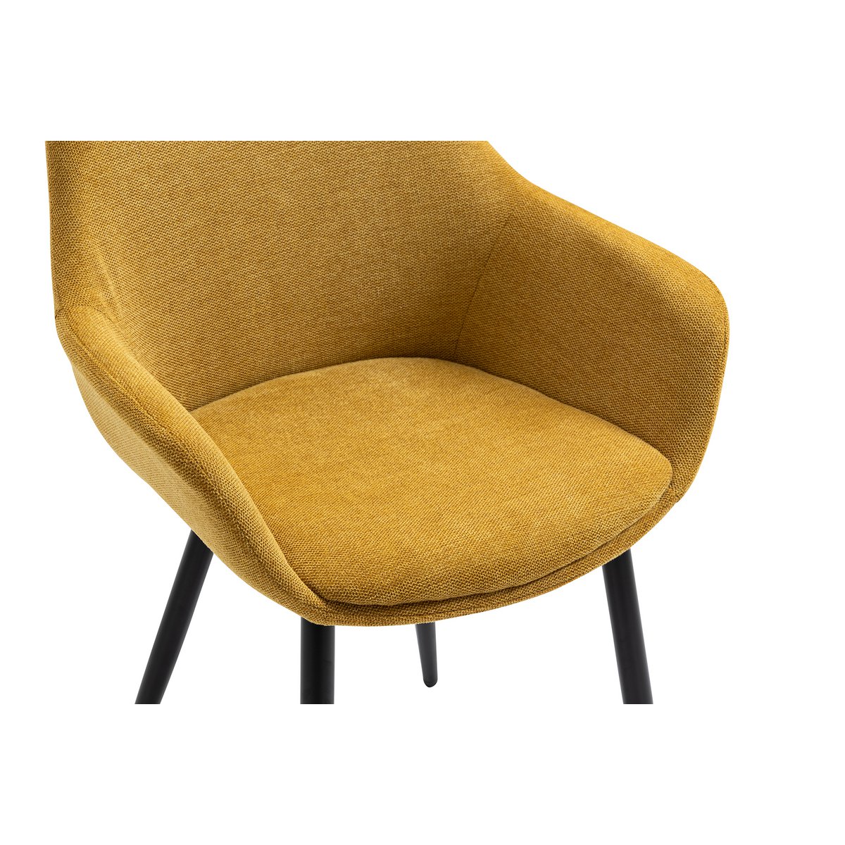 Set van 2 fauteuils geel
