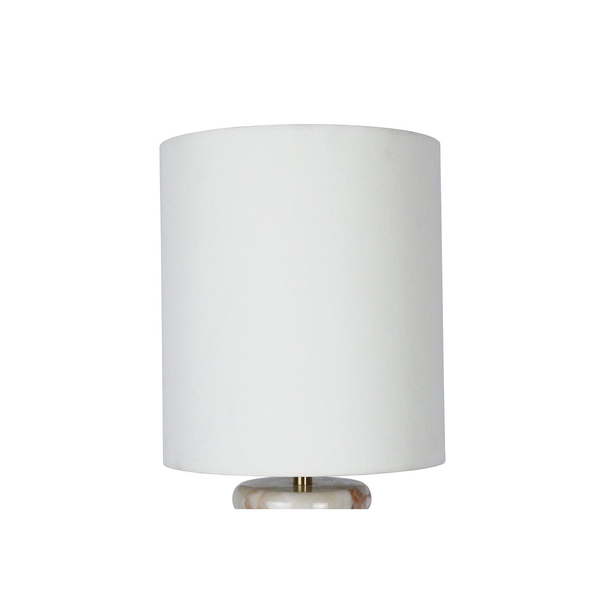 Tafellamp marmer/linnen beige