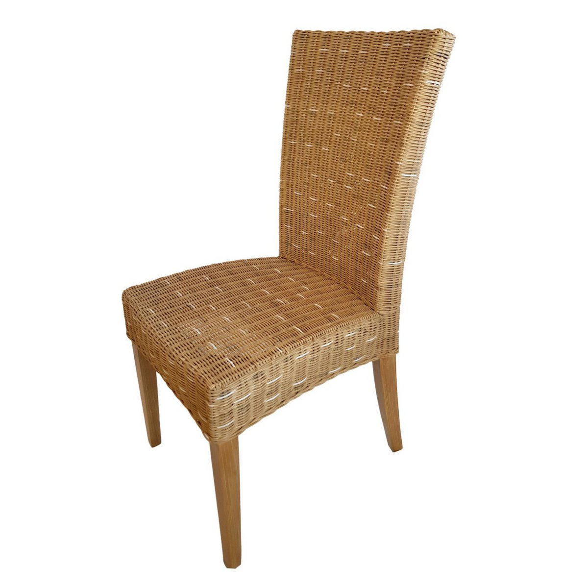 Eetkamerstoelen rattan stoelen wintertuin gangen cardine 6 stuks cappuccino