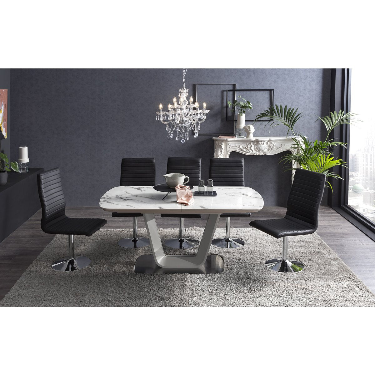 Kroonluchter van acrylglas