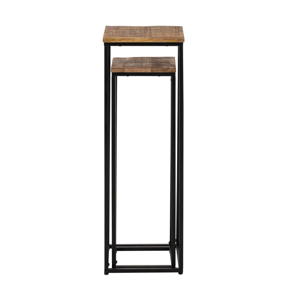 Bloemkolommen ingesteld B 25 en 20 uur 78 en 67 cm bloemen ontlasting Peru Plant Stand Square