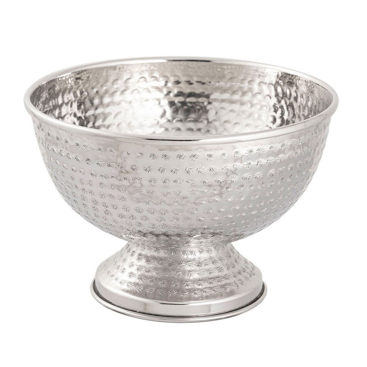 Fleskoeler wijnkoeler 4-delige metaal Ø 29 cm champagne koeler ronde zilveren goud ijs skyhears champagne