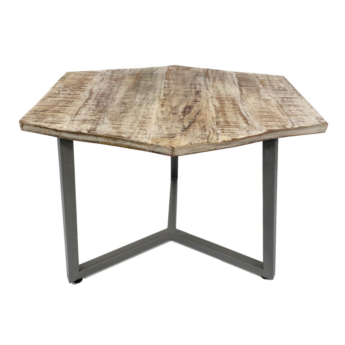 Zije tafel 56 x 47 cm woonkamer tafel salontafel mooi metalen frame zwart - wit wit wit