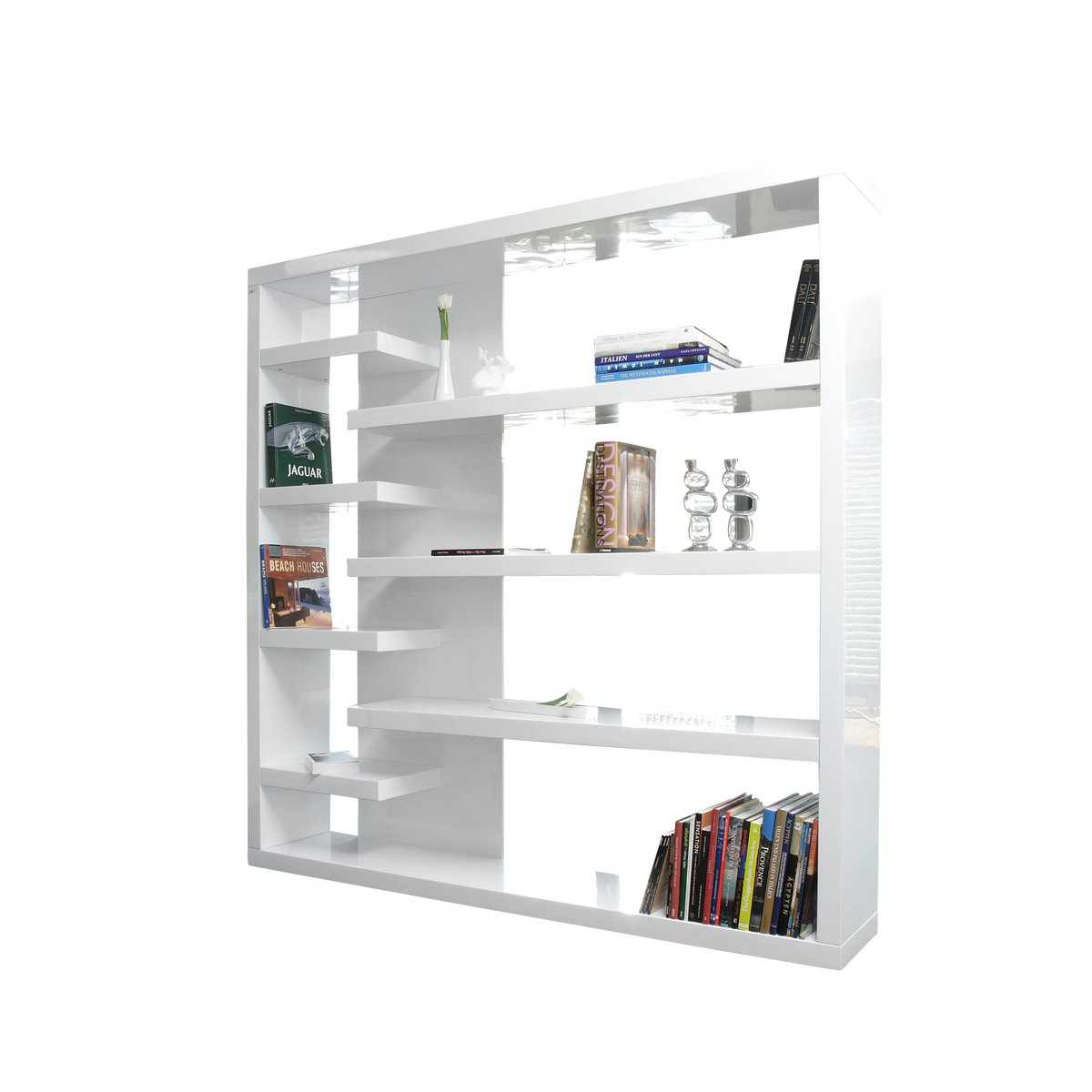 Roomdivider 200x35x200 cm wit
