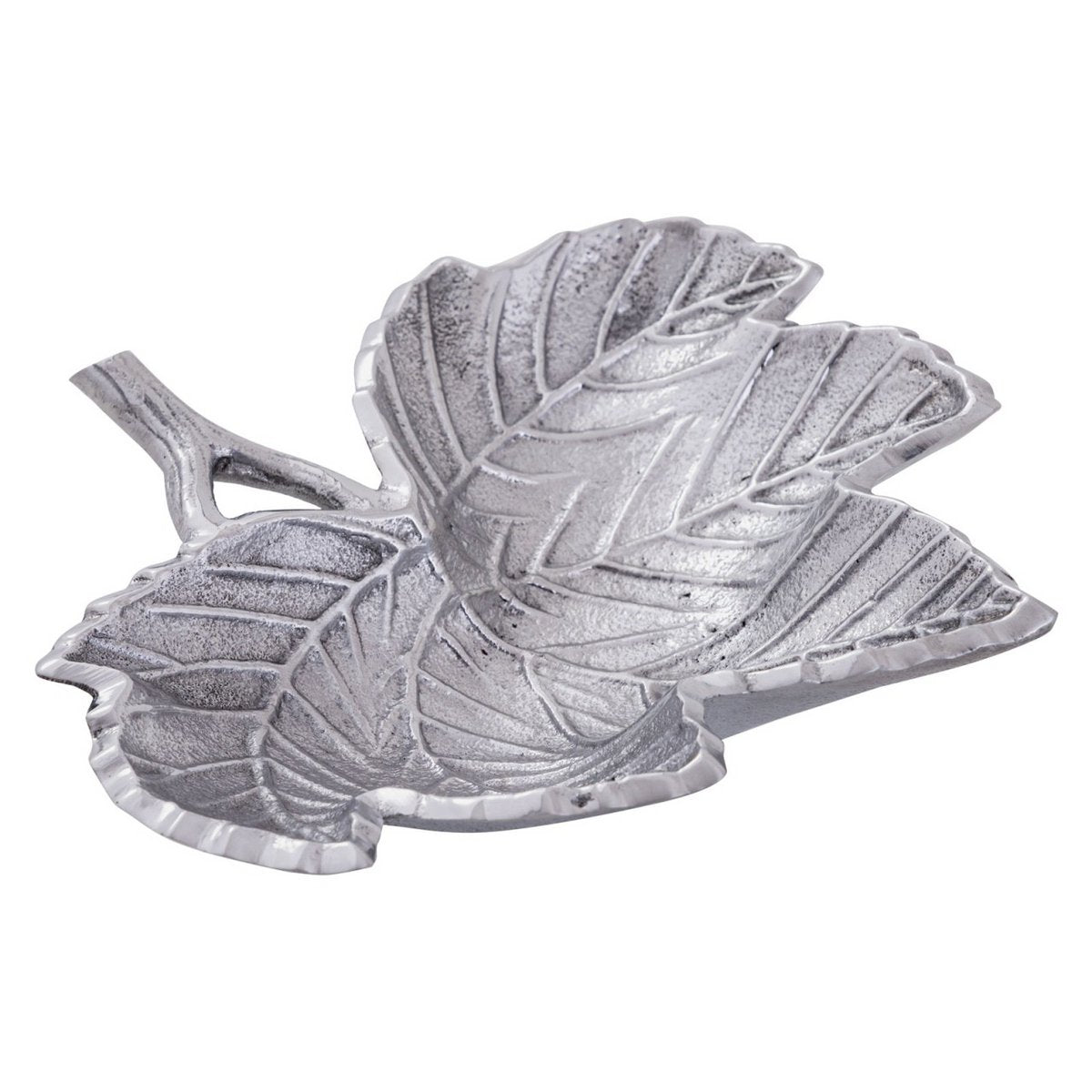 Decoratieve schaal aluminium bladgoud of zilveren bladschaal