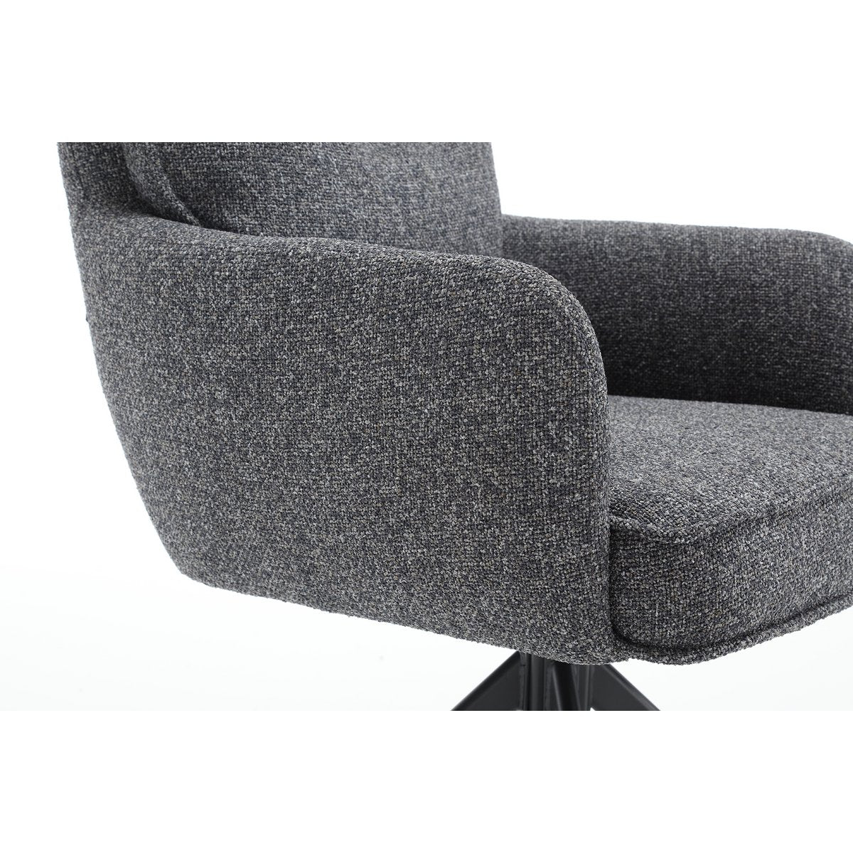 Fauteuil structuurstof antraciet