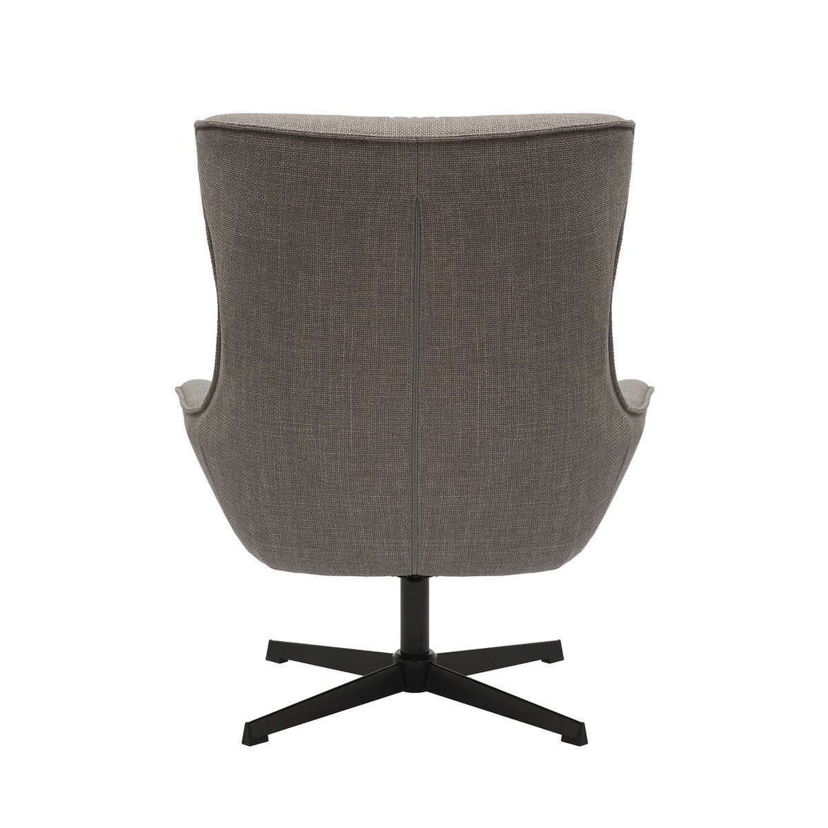 Fauteuil structuurstof taupe