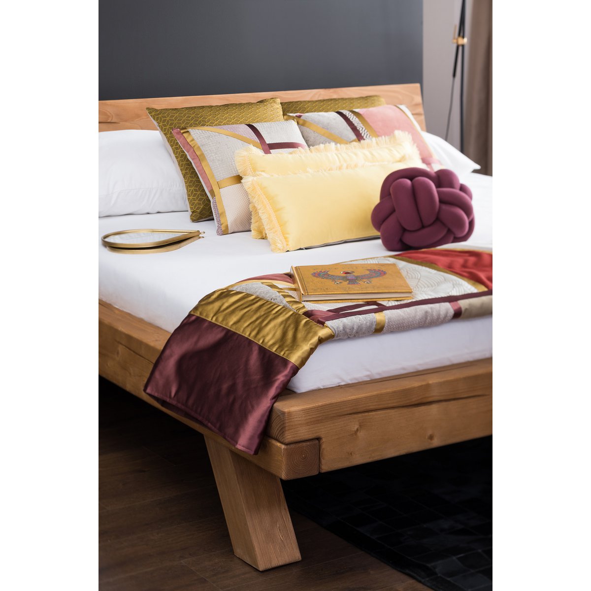 Balkenbed 140 x 200 cm