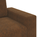 Bank 2 pcs Bruin 221 x 78 x 80 cm Kunstleer