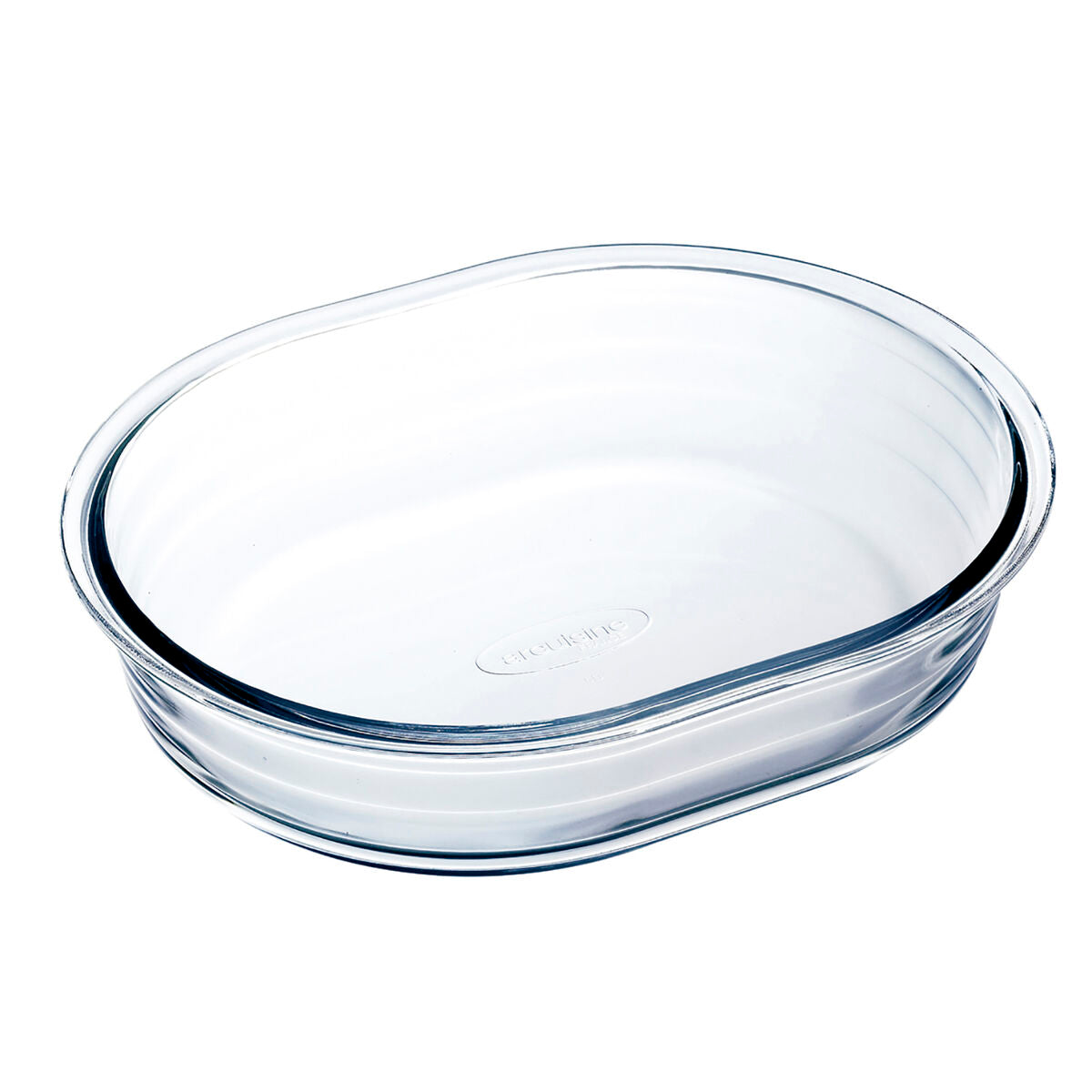 Cakevorm Ô Cuisine Ocuisine Vidrio Transparant Glas Ovalen 25 x 20 x 6 cm 6 Stuks
