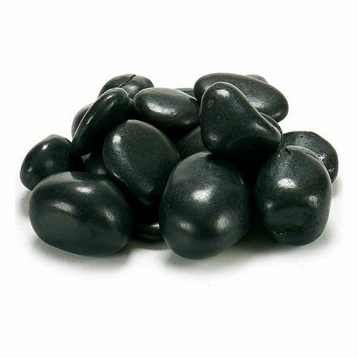 Decoratieve stenen Groot Zwart 3 Kg (4 Stuks)