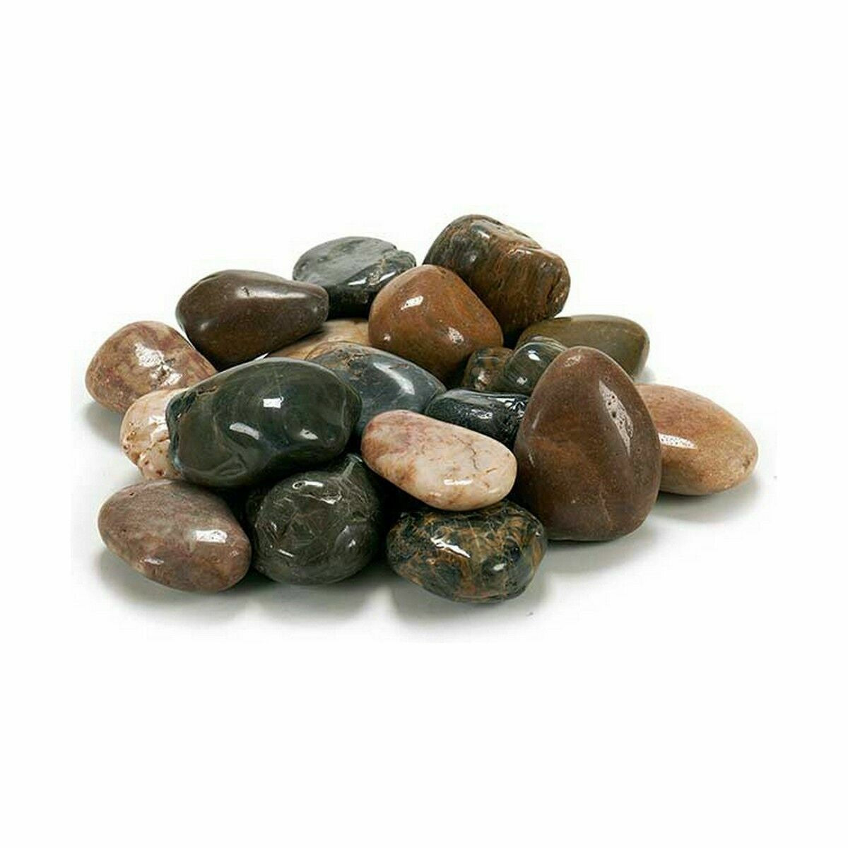 Decoratieve stenen Grijs Bruin 3 Kg (4 Stuks)