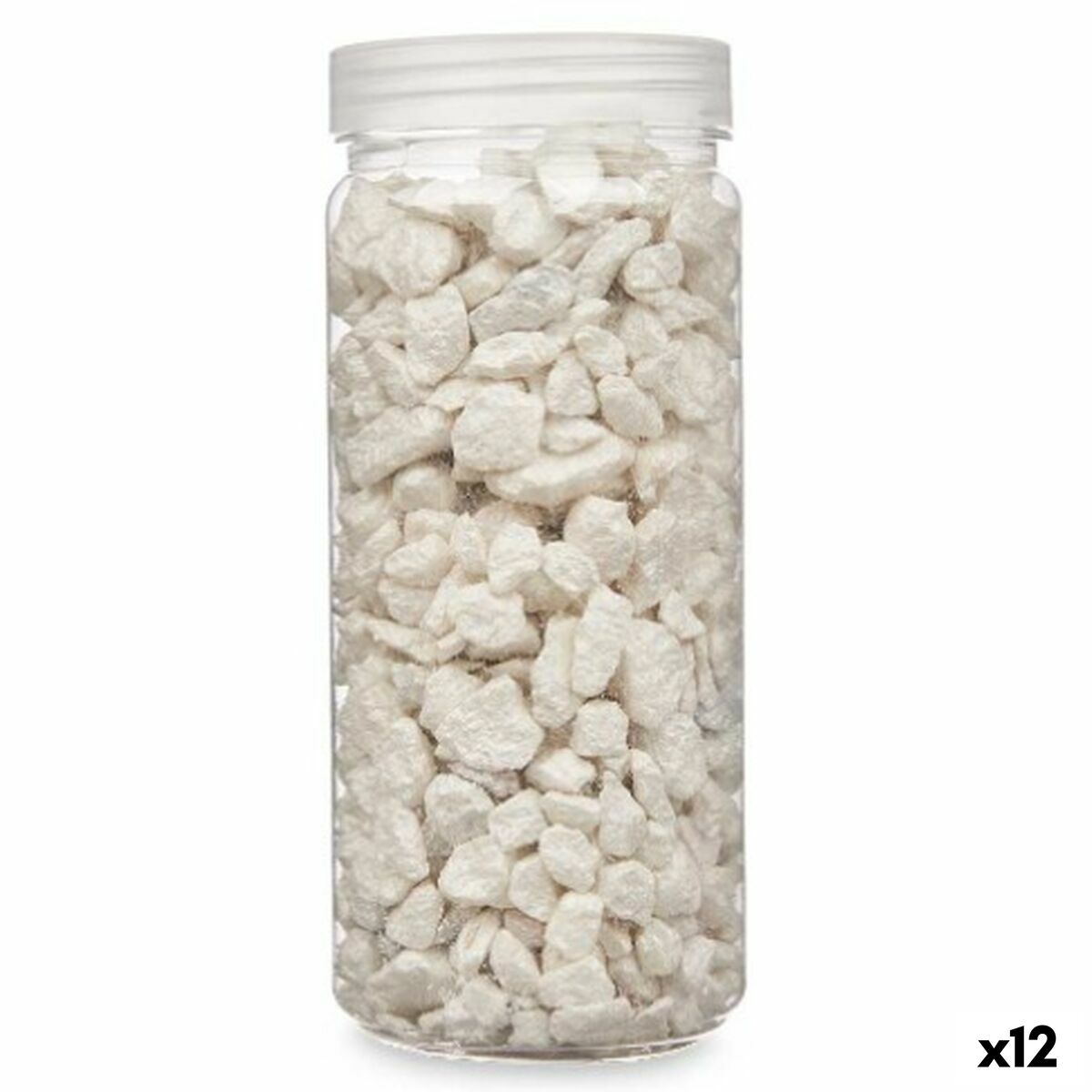 Decoratieve stenen Wit 10 - 20 mm 700 g (12 Stuks)