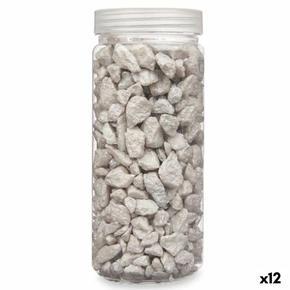 Decoratieve stenen Grijs 10 - 20 mm 700 g (12 Stuks)